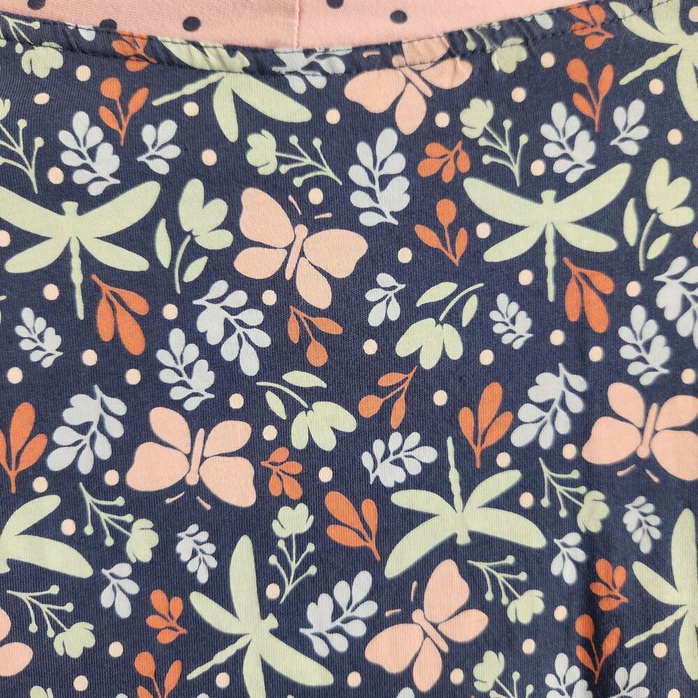 Pact Organic Cotton Robe-M/L-Bufferfly/Dragonfly/Floral-No Belt-Cottagecore - Picture 7 of 12